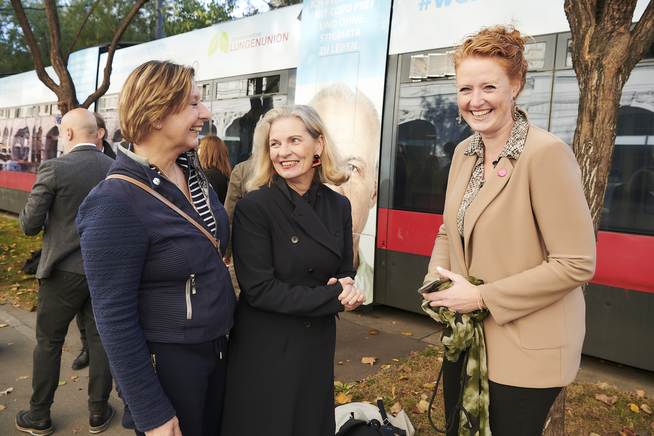 Film Und Fototermin Zum Start Der COPD Straßenbahn