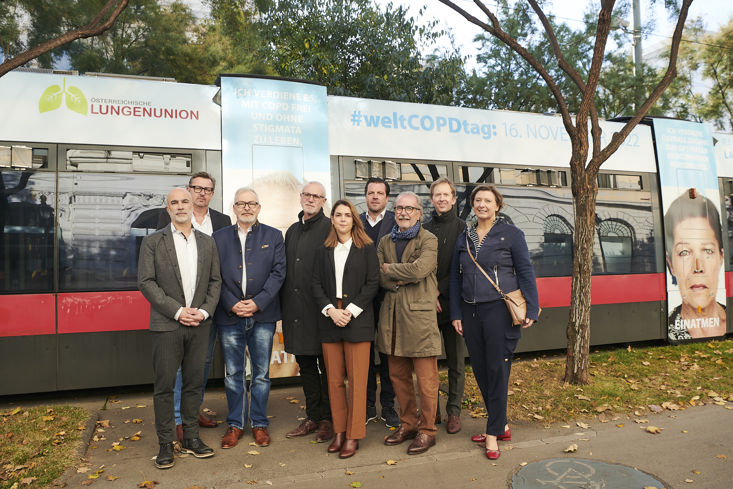 Film Und Fototermin Zum Start Der COPD Straßenbahn